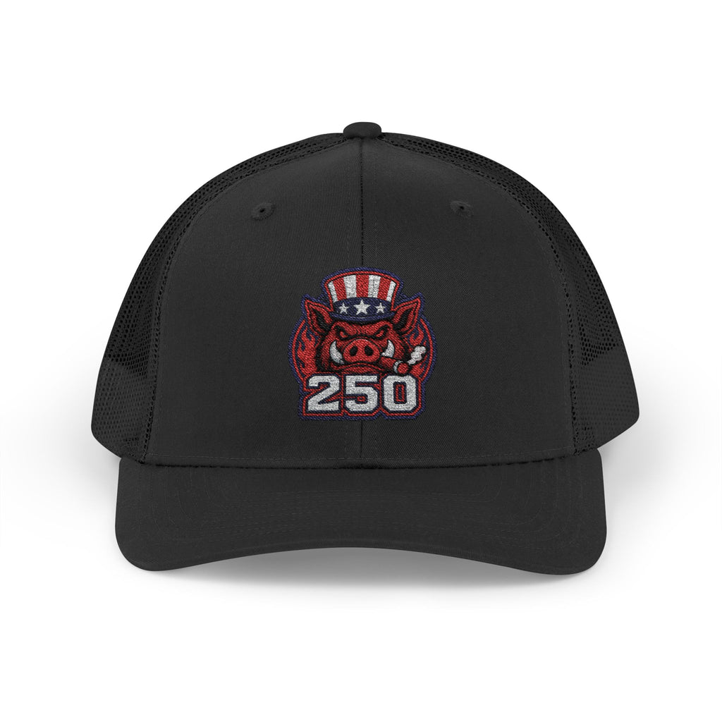 BBQ Test Pit America's 250th Birthday Trucker Hat | Limited Edition Snapback Cap
