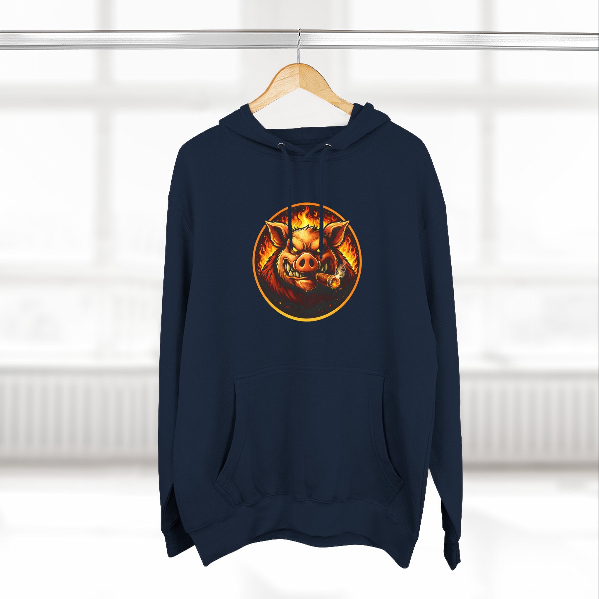 BBQ Test Pit Official Logo Hoodie — Premium Heavyweight Uniform | Batch 001
