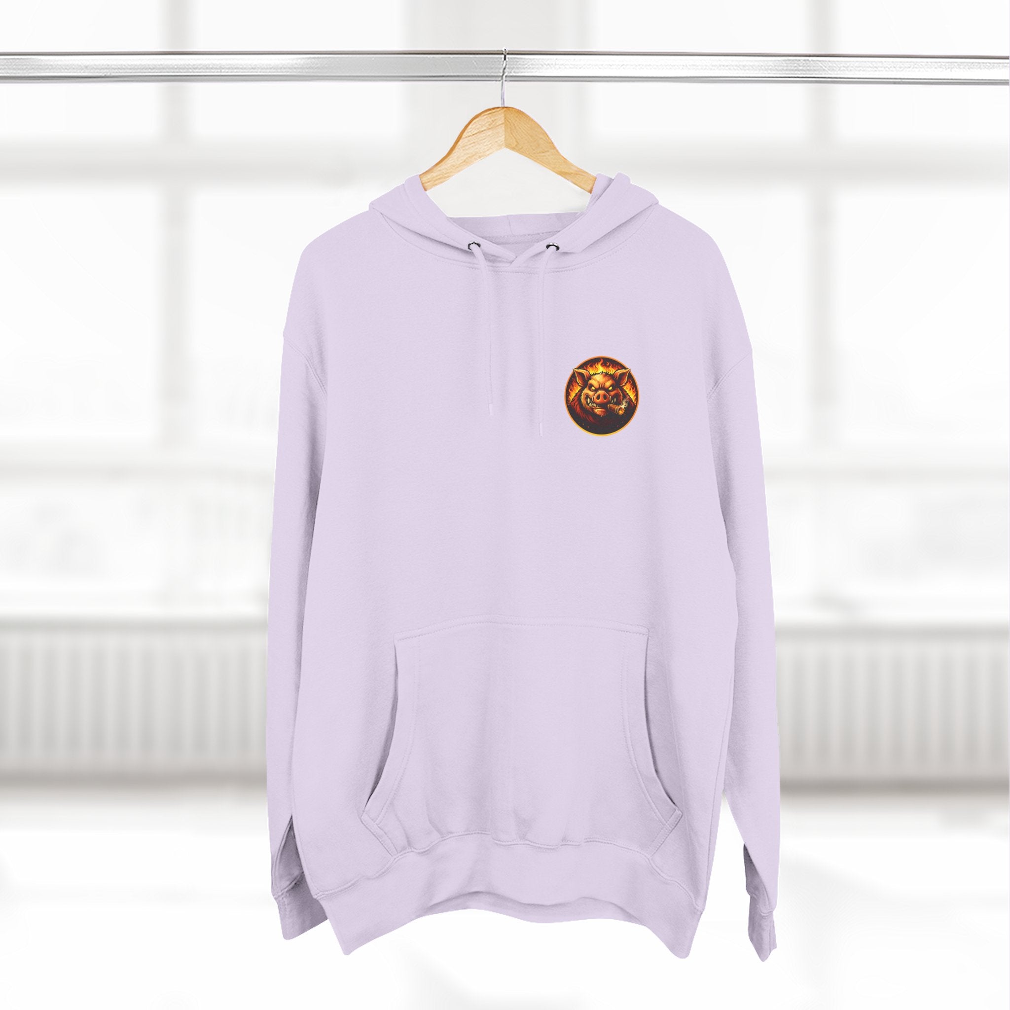 "Wrap When It's Ready" BBQ Hoodie — BBQ Test Pit Pitmaster Fleece Pullover