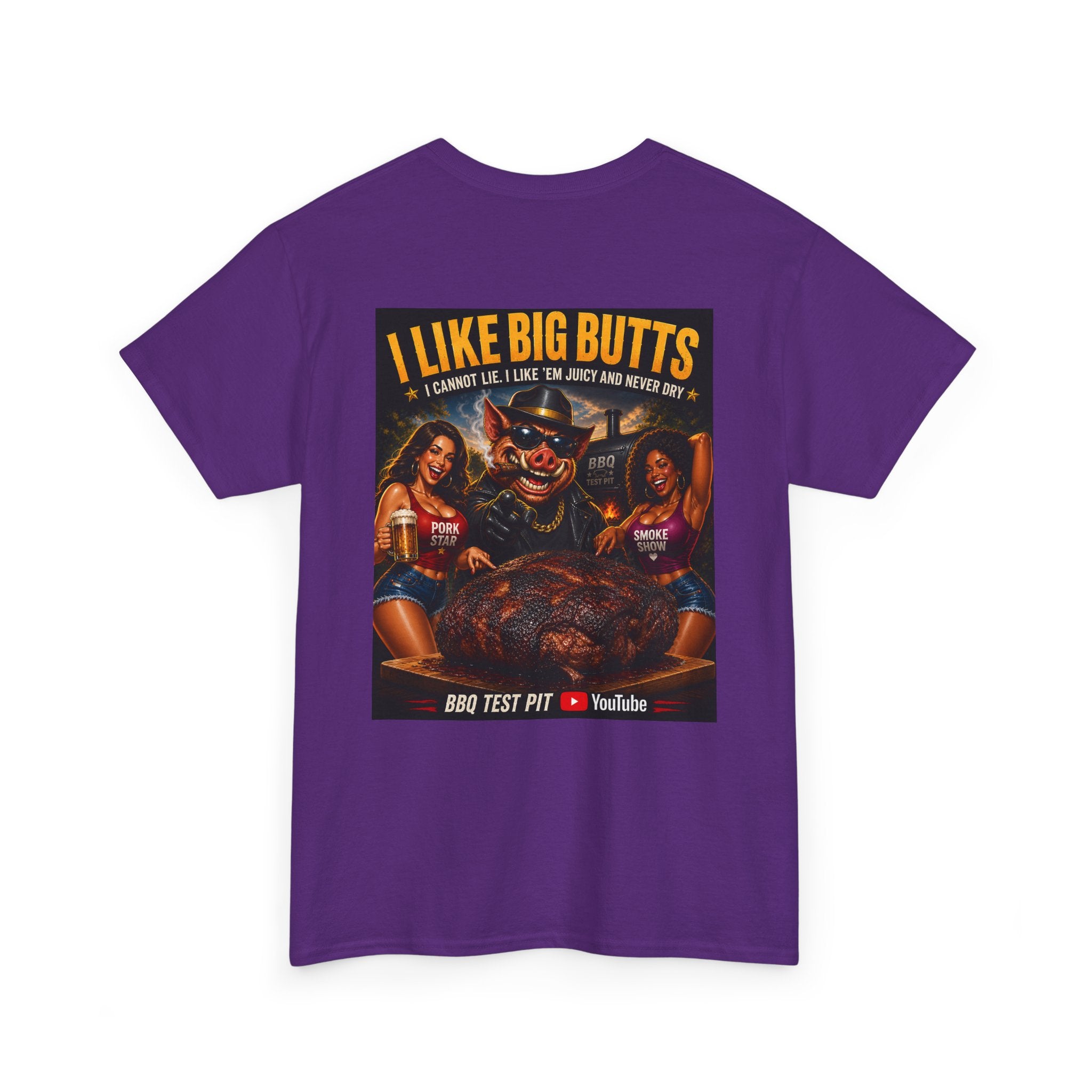 I Like Big Butts T-Shirt — The Ultimate Pork Butt Pitmaster Tee | BBQ Test Pit