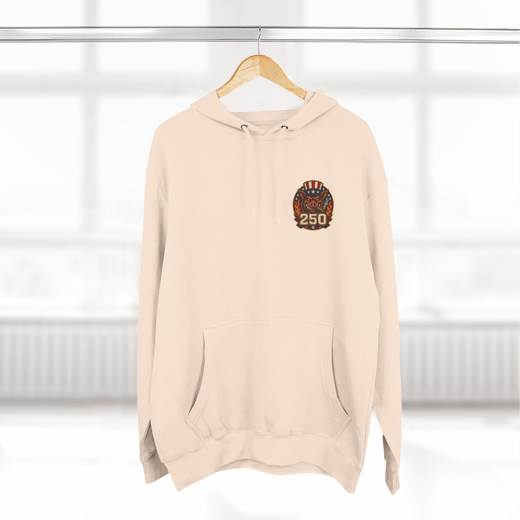 BBQ Test Pit America's 250th Birthday Hoodie | Limited Edition Patriotic Fleece