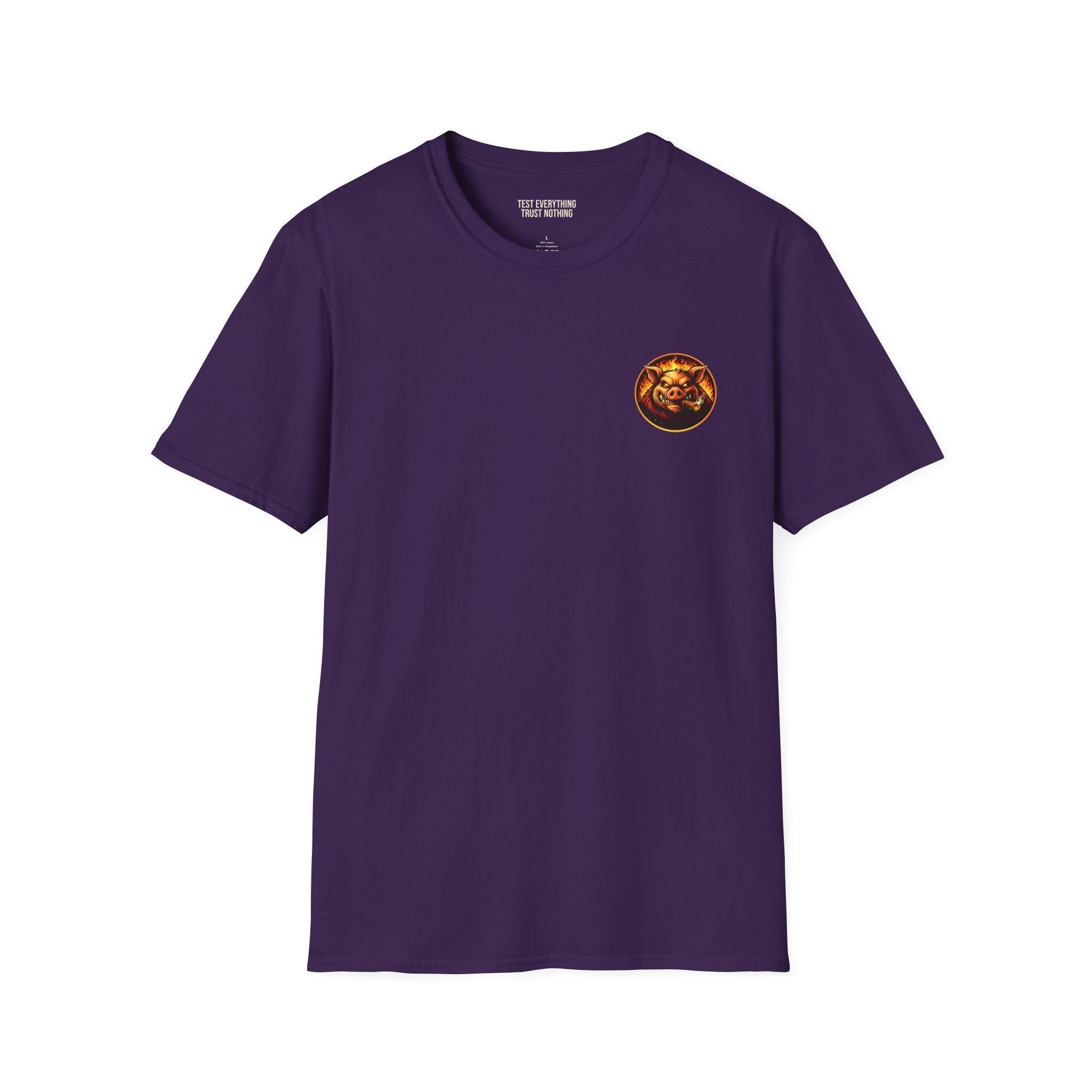 BBQ Test Pit Official Logo T-Shirt — Premium Softstyle Uniform | Batch 001