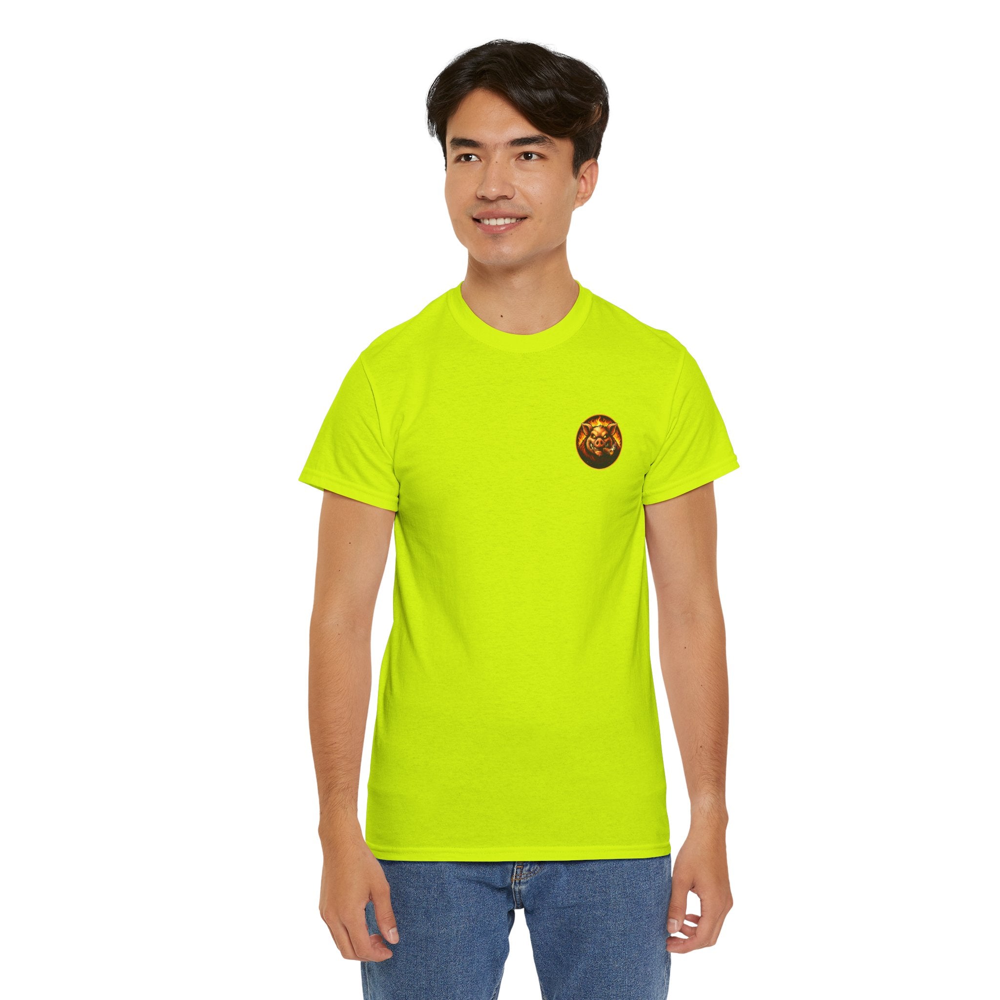 Whatever You Made… Stop Calling It BBQ. – BBQ Test Pit Funny BBQ Heavy Duty T-Shirt