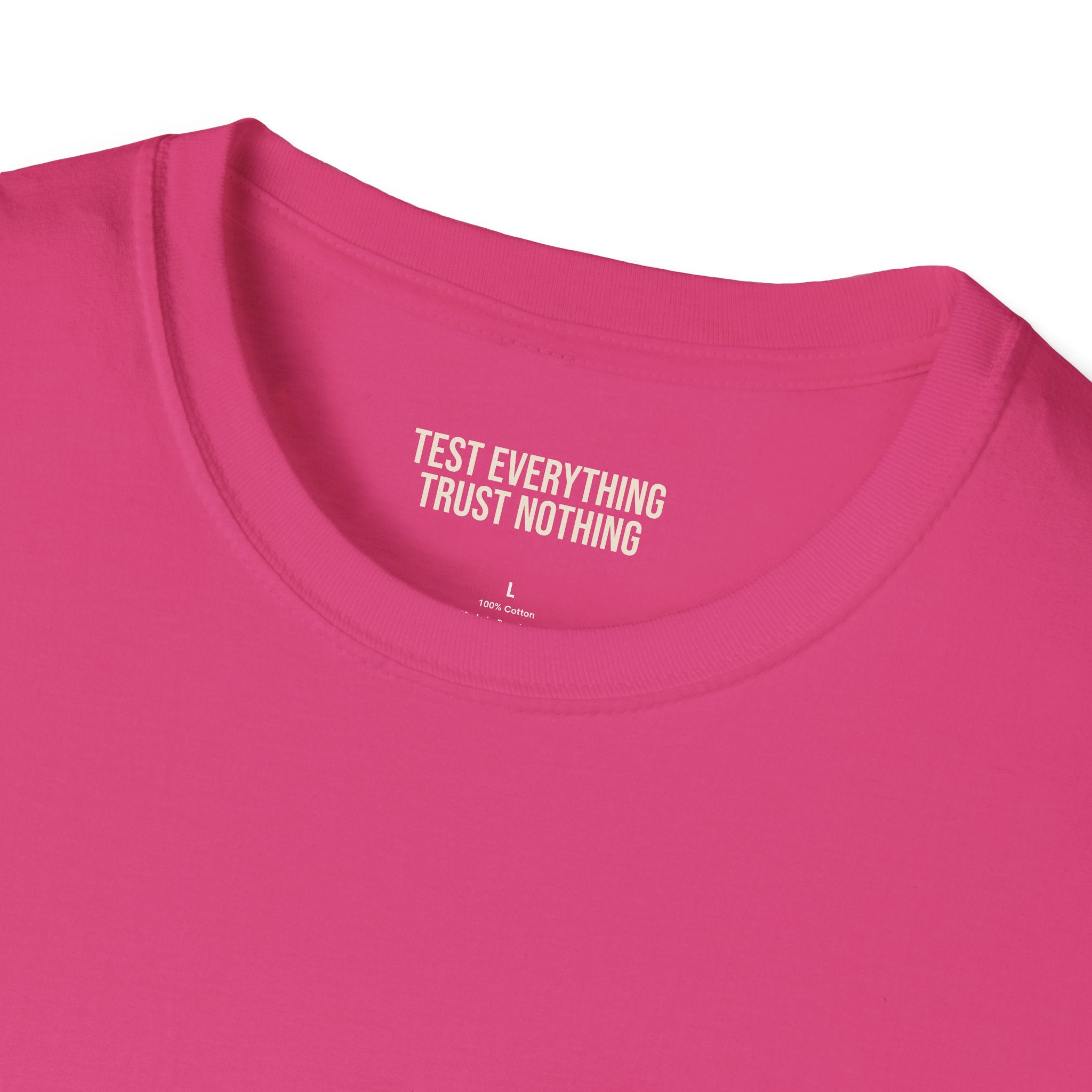 Stop Staring At My Rack T-Shirt — Premium Softstyle Rib Tee | BBQ Test Pit