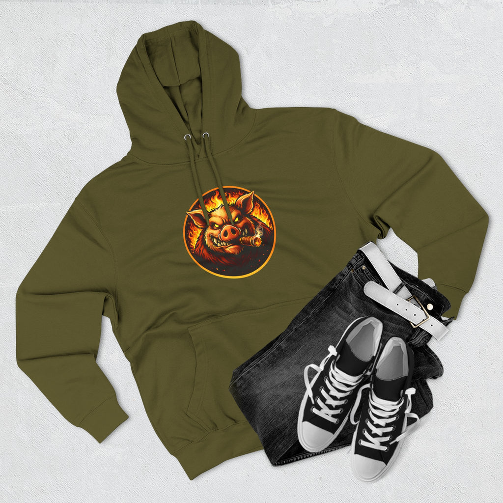 BBQ Test Pit Official Logo Hoodie — Premium Heavyweight Uniform | Batch 001