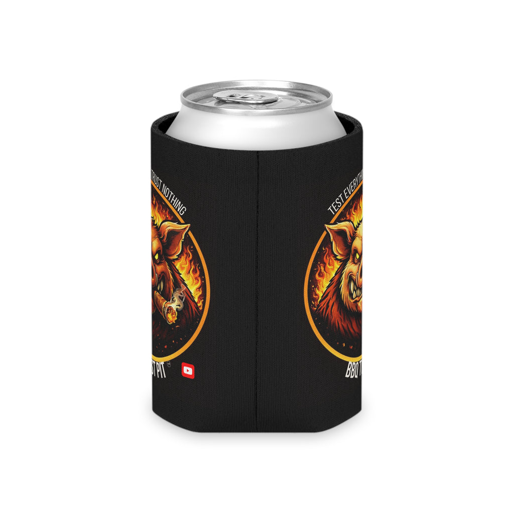 BBQ Test Pit Can Cooler — Insulated Beer Sleeves | Regular & Slim Can Options