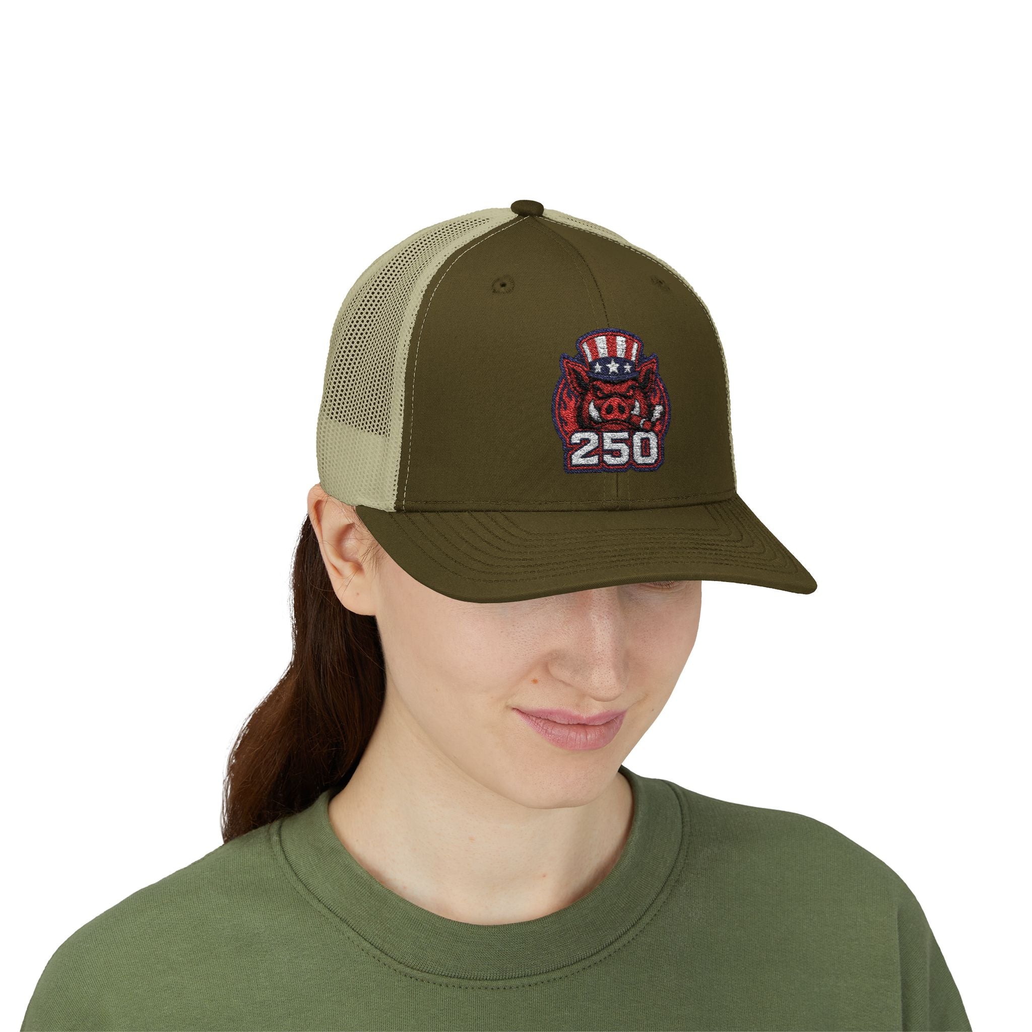 BBQ Test Pit America's 250th Birthday Trucker Hat | Limited Edition Snapback Cap