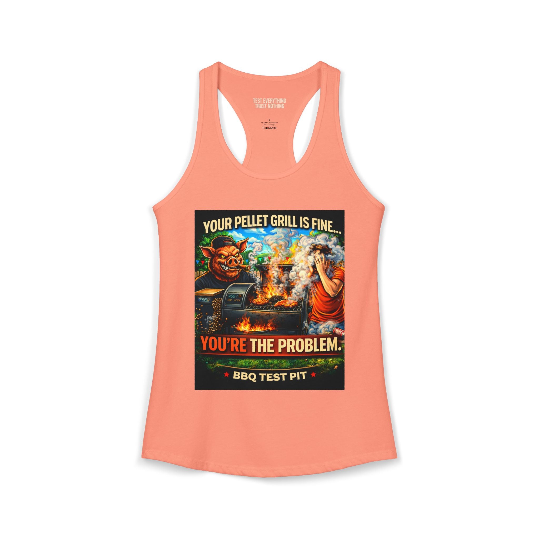 You're The Problem Women's Tank Top — Premium Racerback | BBQ Test Pit