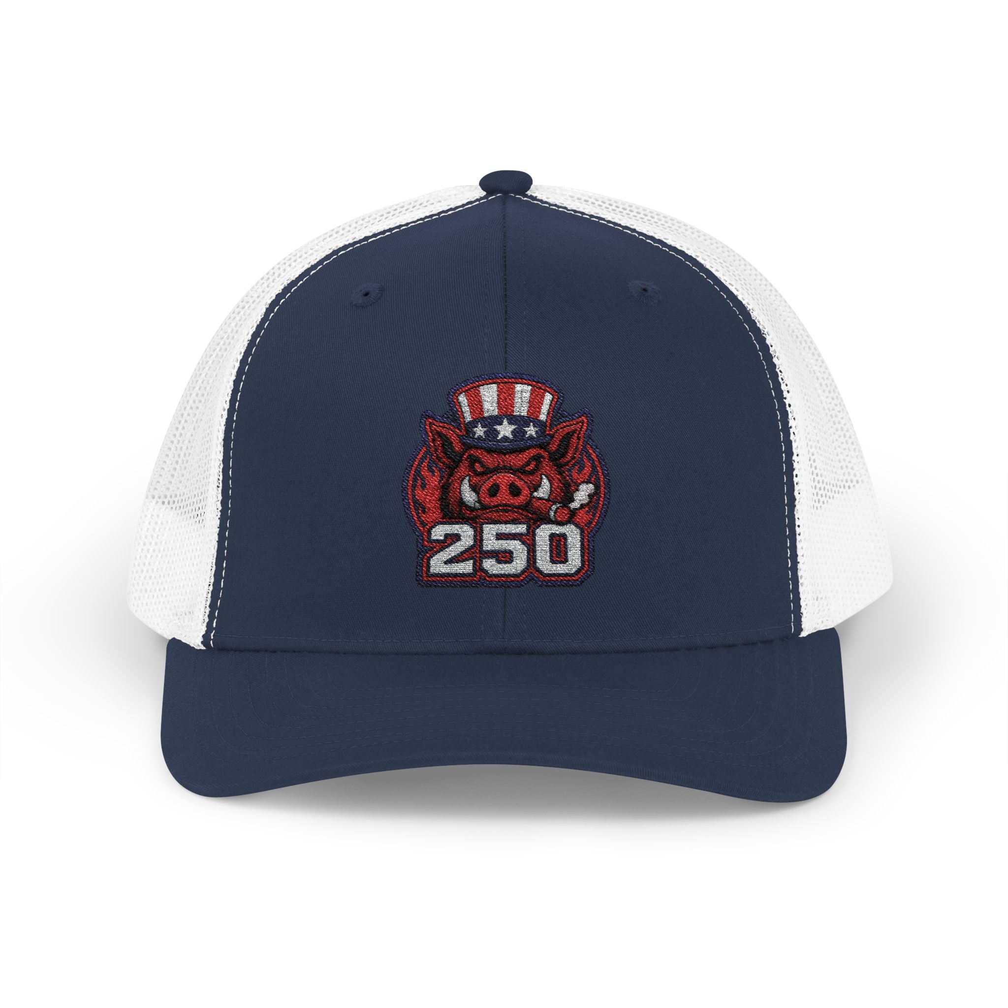 BBQ Test Pit America's 250th Birthday Trucker Hat | Limited Edition Snapback Cap