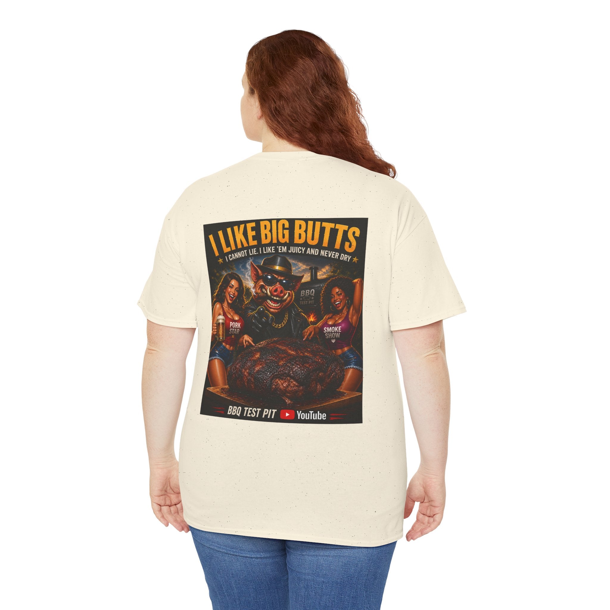 I Like Big Butts T-Shirt — The Ultimate Pork Butt Pitmaster Tee | BBQ Test Pit