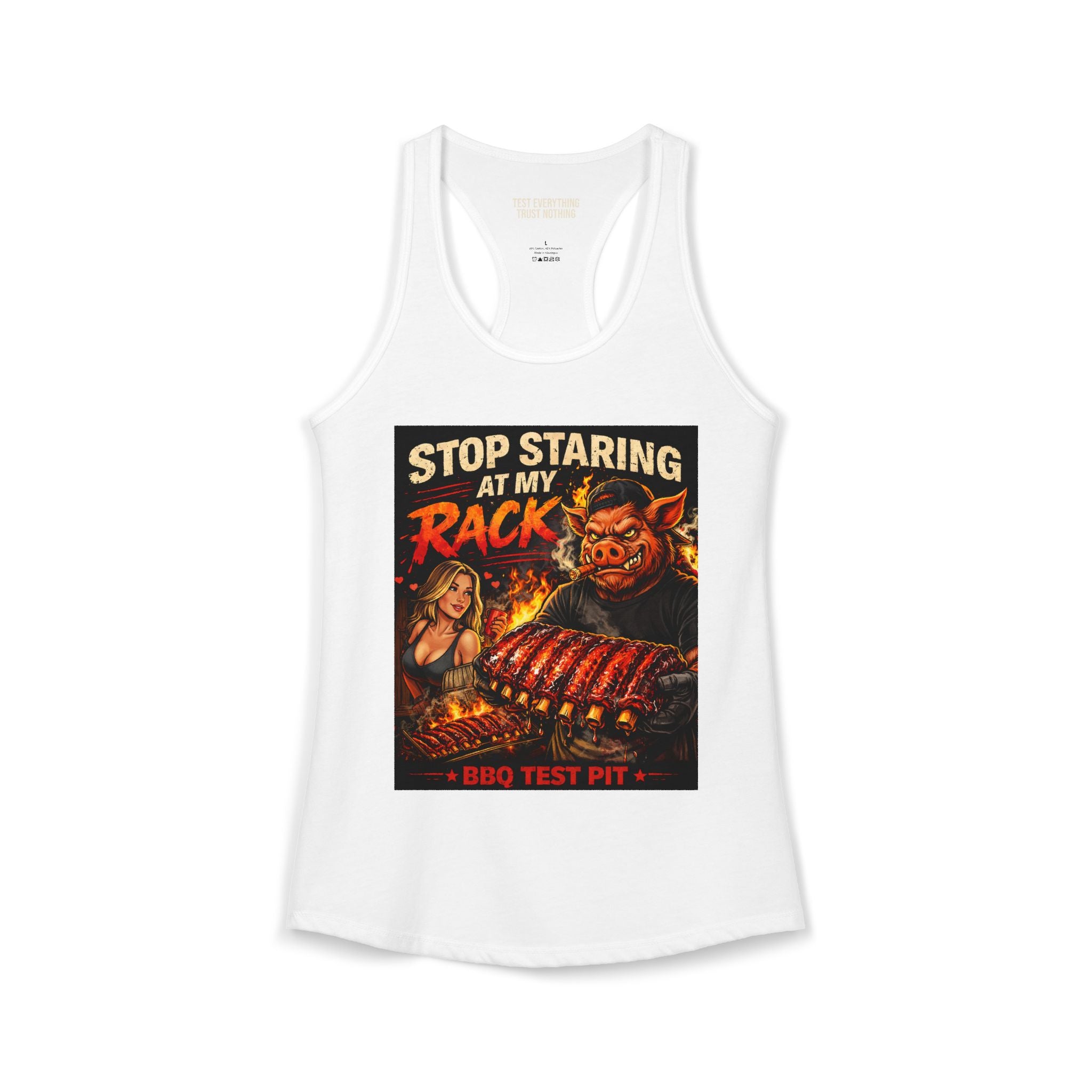 You're The Problem Women's Tank Top — Premium Racerback | BBQ Test Pit