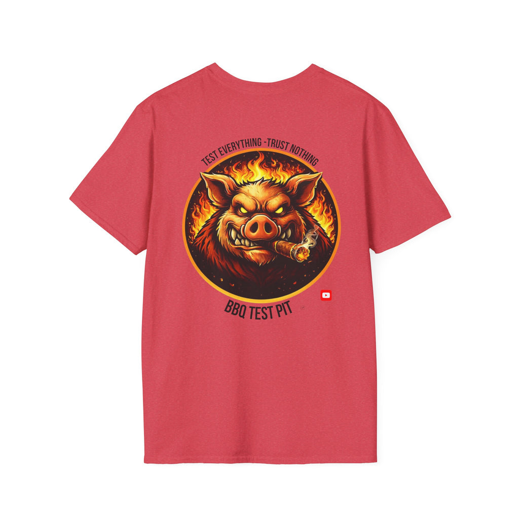 BBQ Test Pit Official Logo T-Shirt — Premium Softstyle Uniform | Batch 001