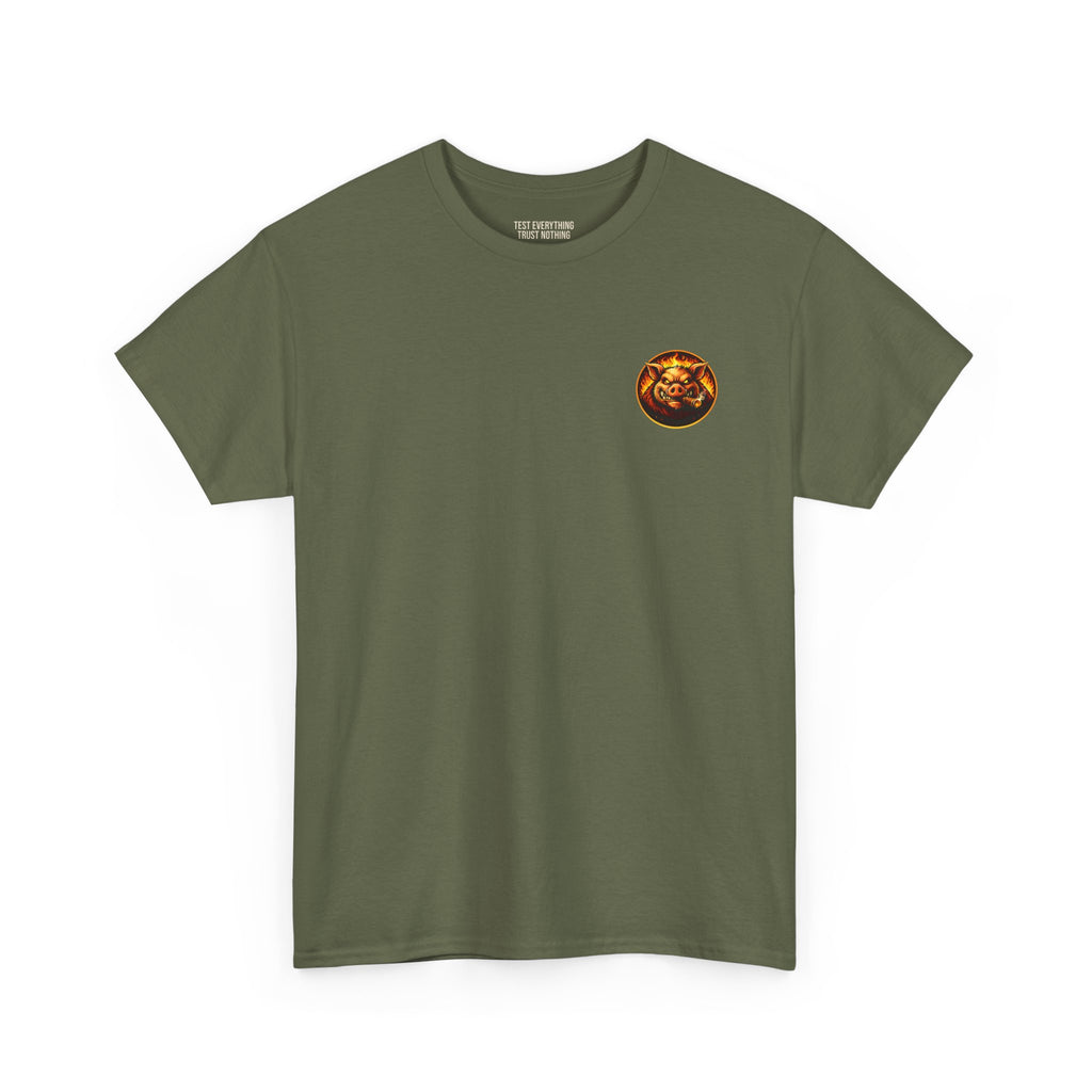 BBQ Test Pit Official Logo T-Shirt — Pitmaster Uniform | Batch 001