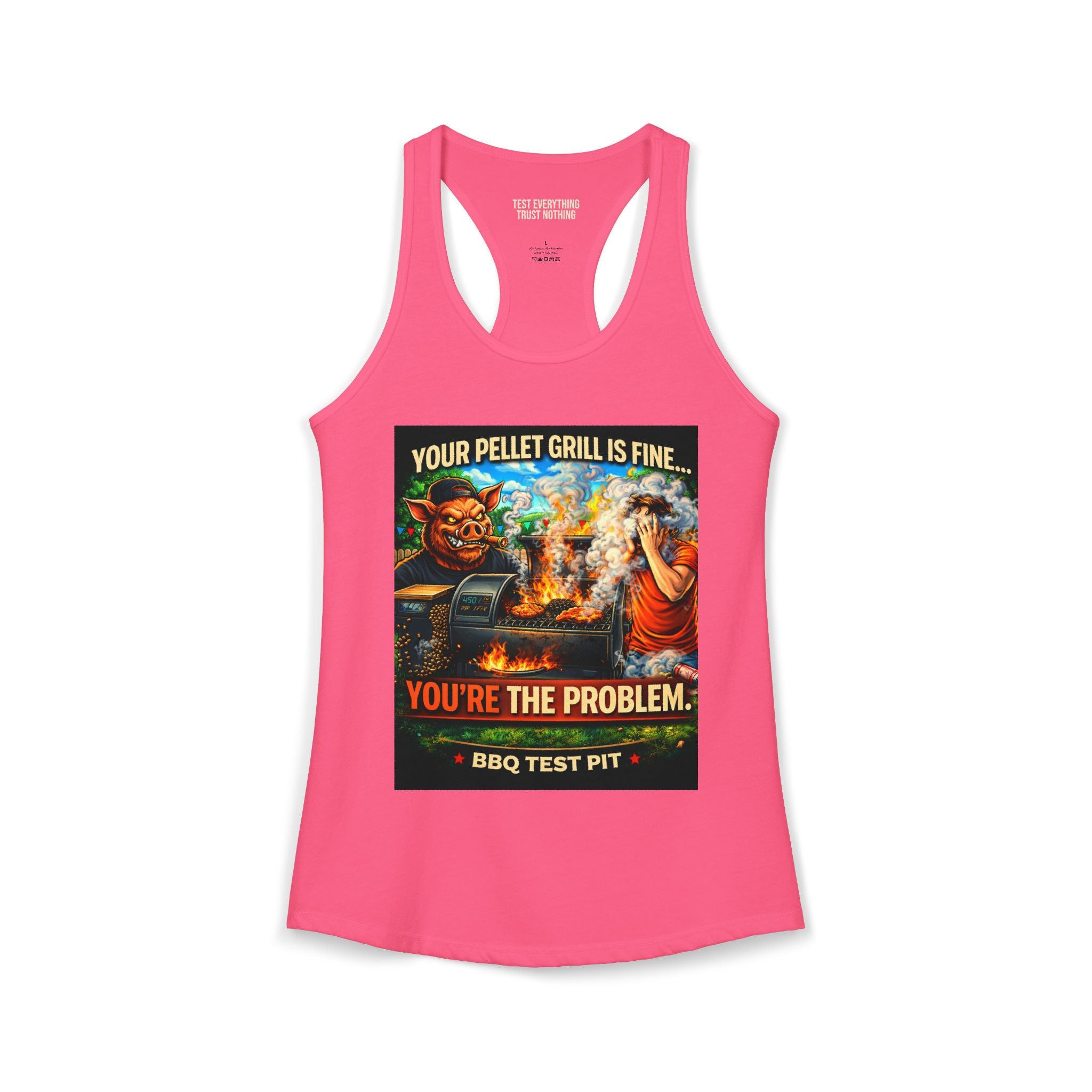 You're The Problem Women's Tank Top — Premium Racerback | BBQ Test Pit