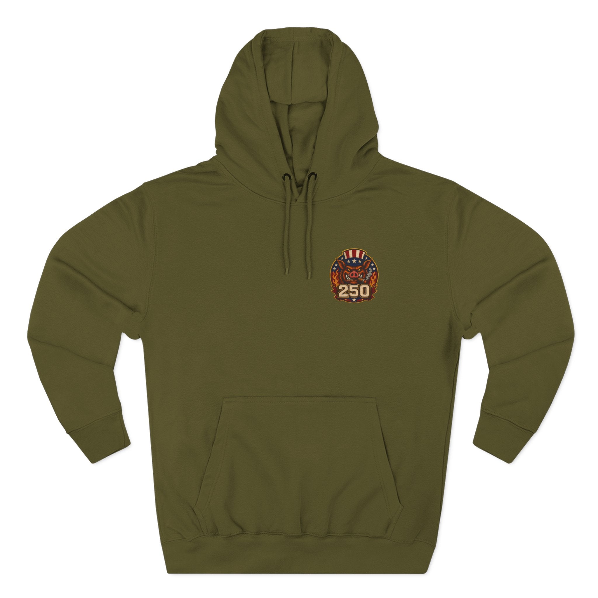 BBQ Test Pit America's 250th Birthday Hoodie | Limited Edition Patriotic Fleece