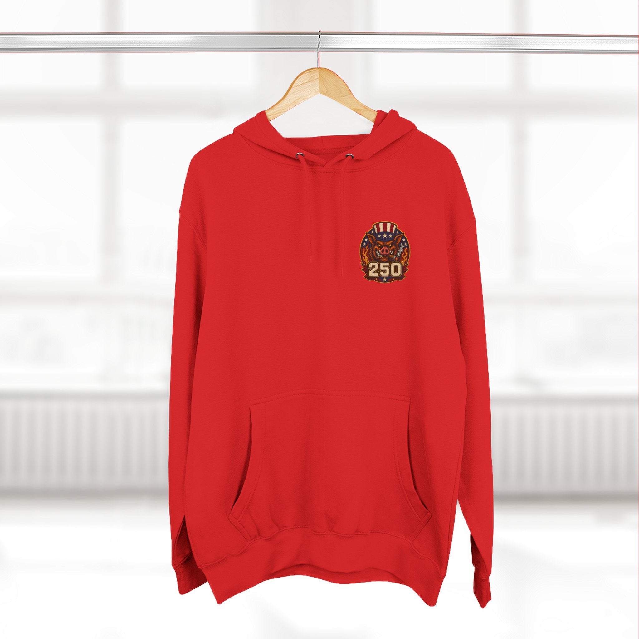 BBQ Test Pit America's 250th Birthday Hoodie | Limited Edition Patriotic Fleece