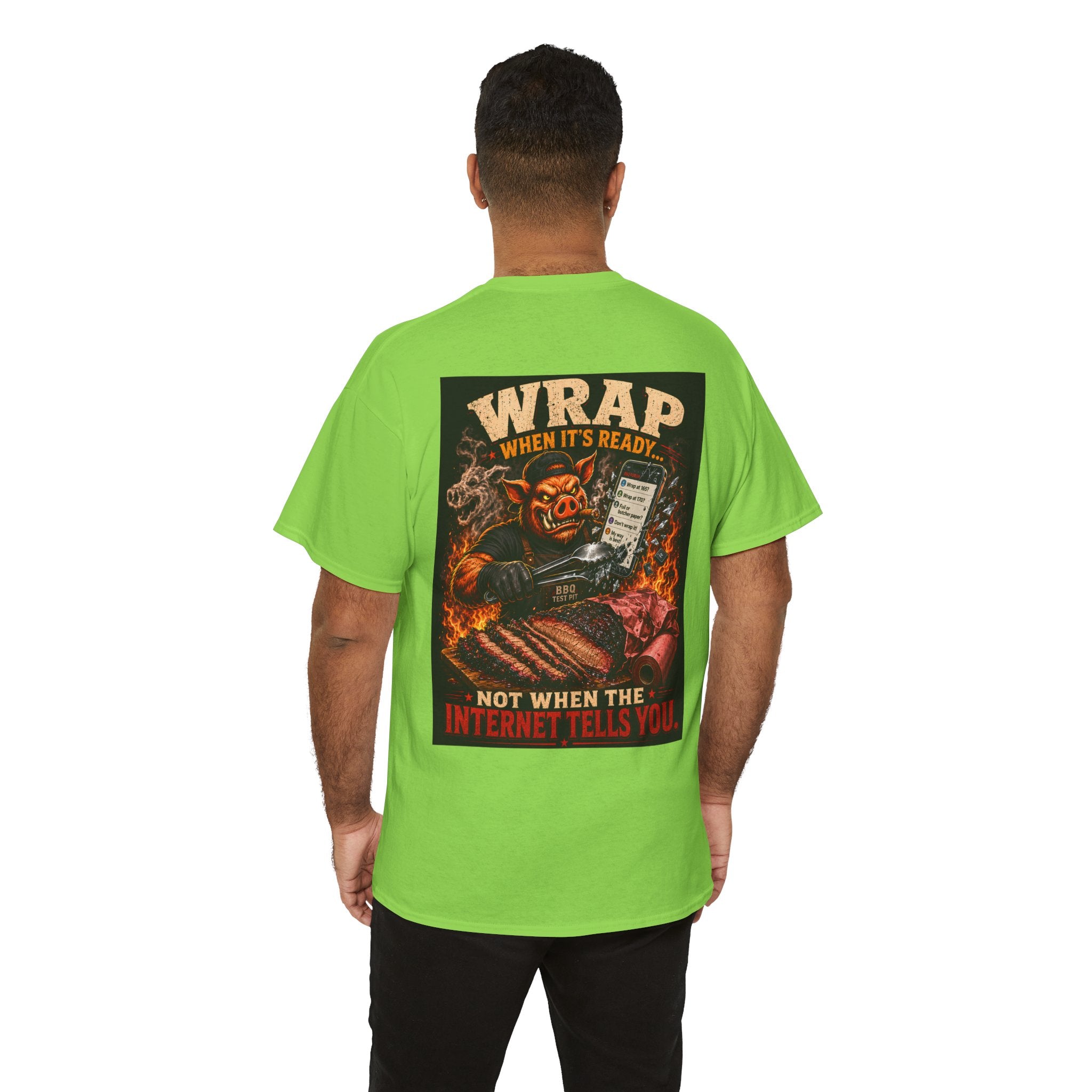 Wrap When It's Ready BBQ Shirt — 5000