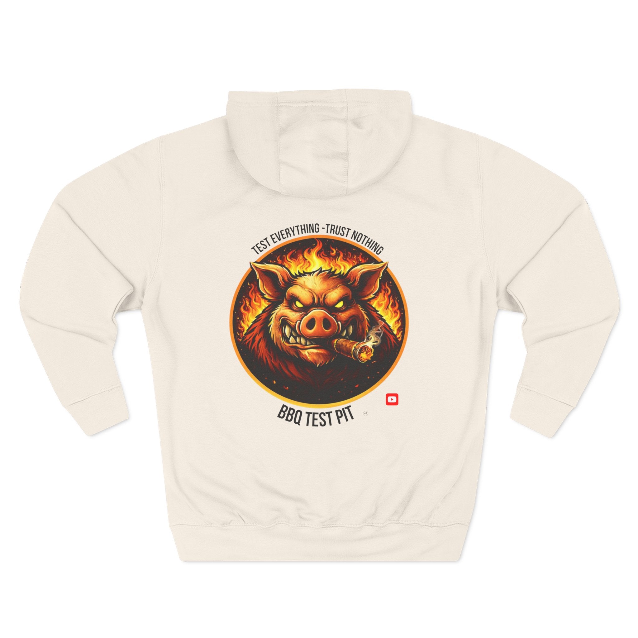 BBQ Test Pit Official Logo Hoodie — Premium Heavyweight Uniform | Batch 001