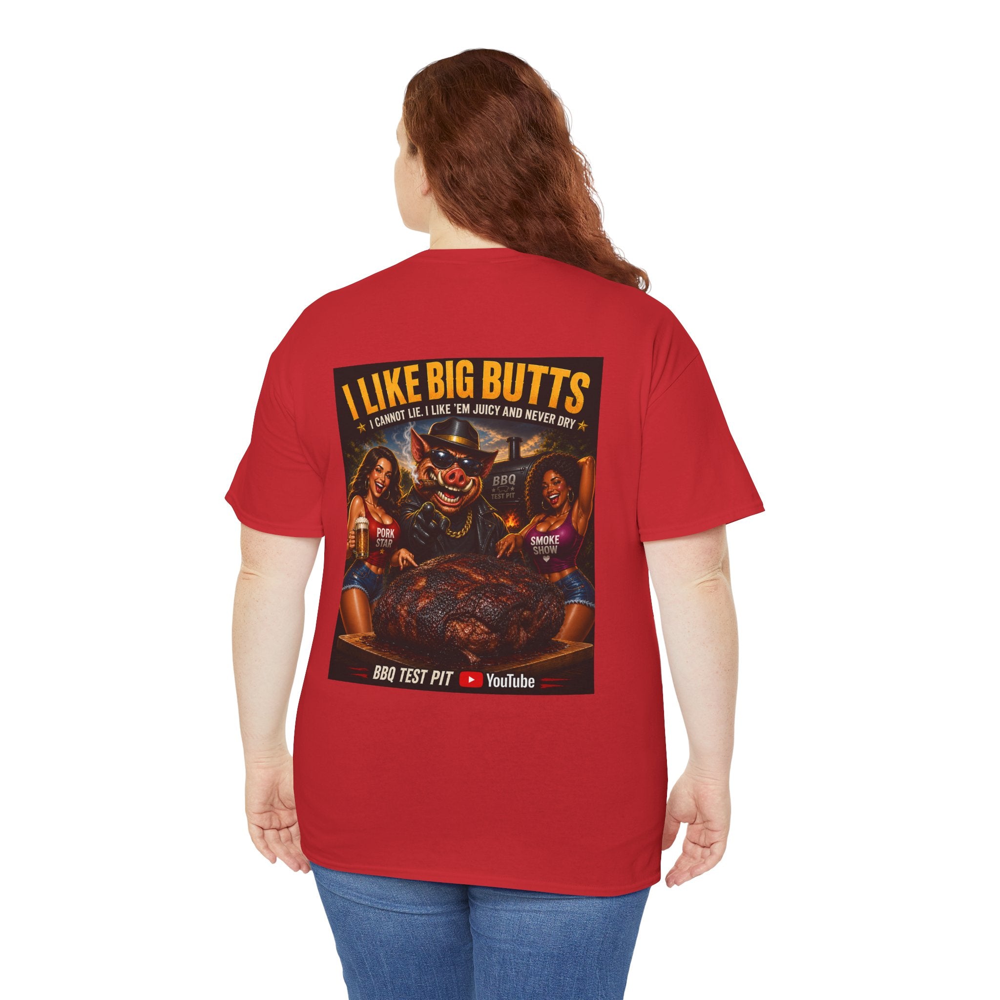 I Like Big Butts T-Shirt — The Ultimate Pork Butt Pitmaster Tee | BBQ Test Pit