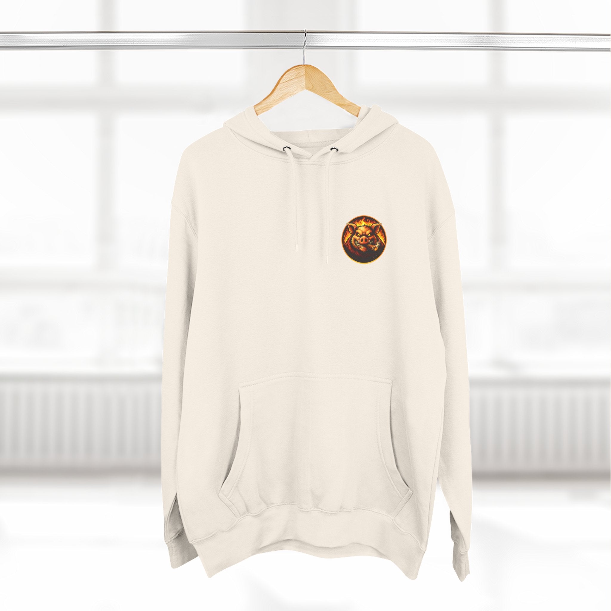 "Wrap When It's Ready" BBQ Hoodie — BBQ Test Pit Pitmaster Fleece Pullover