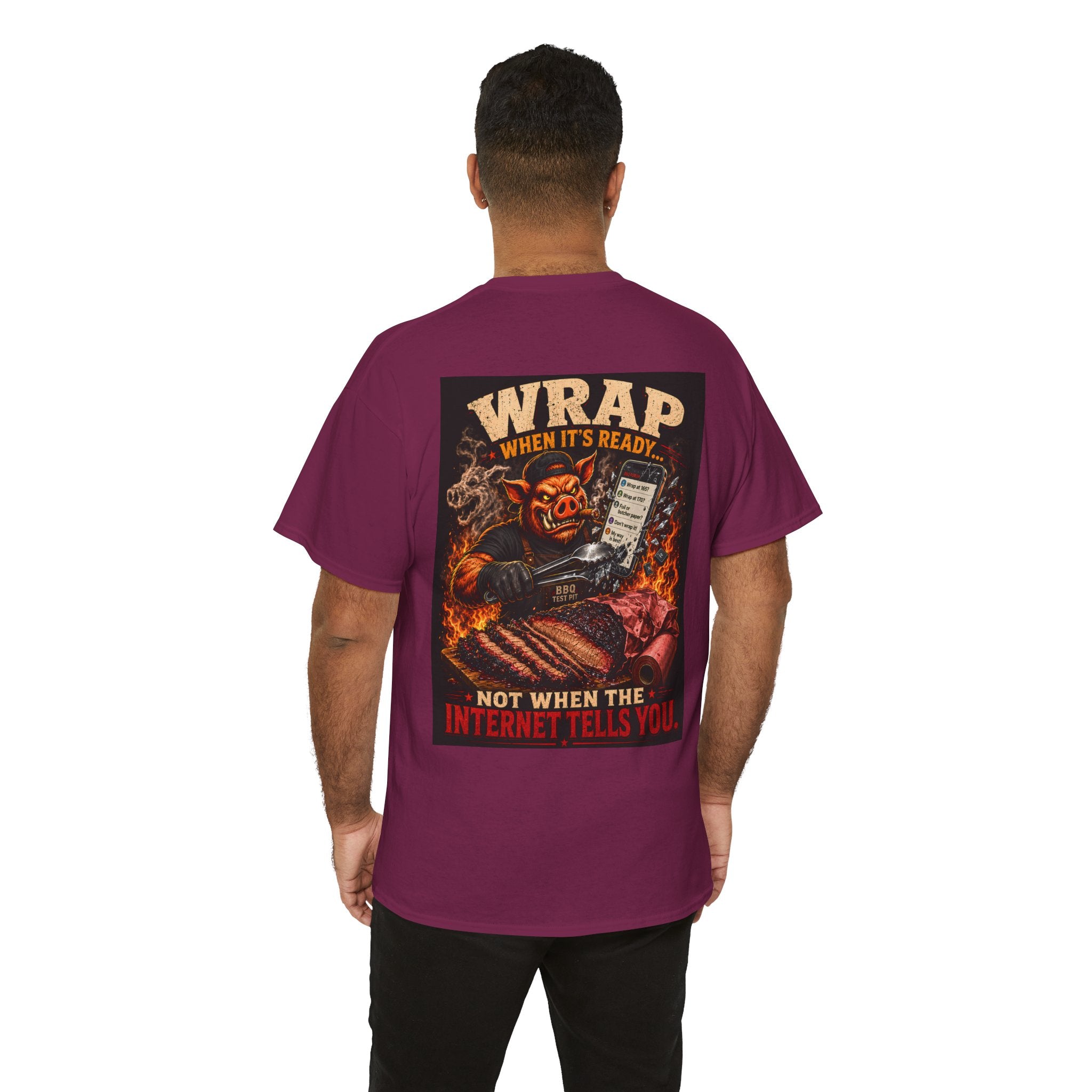 Wrap When It's Ready BBQ Shirt — 5000