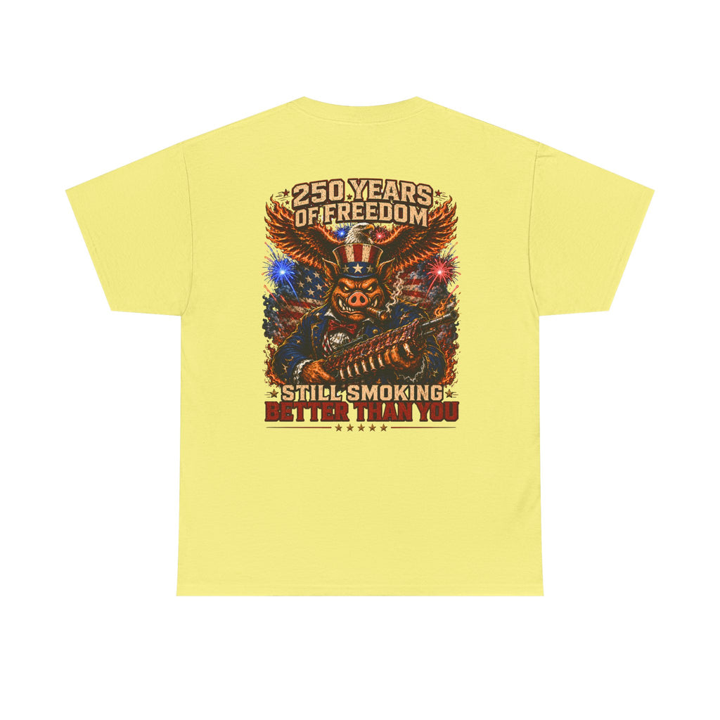 BBQ Test Pit America's 250th Birthday Shirt | Limited Edition Patriotic Graphic Tee 5000
