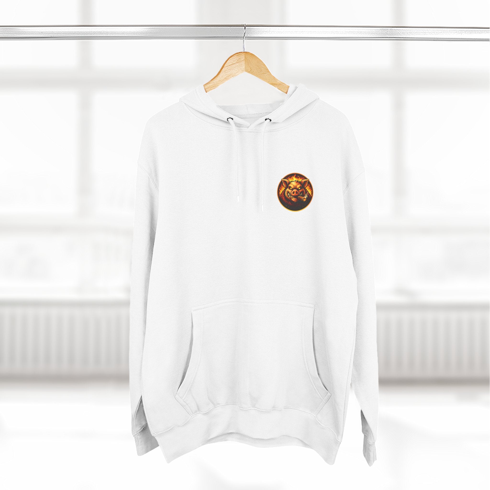 BBQ Test Pit Official Logo Hoodie — Premium Heavyweight Uniform | Batch 001