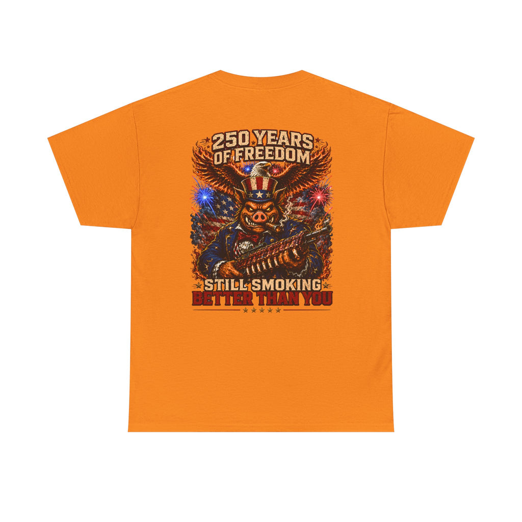 BBQ Test Pit America's 250th Birthday Shirt | Limited Edition Patriotic Graphic Tee 5000