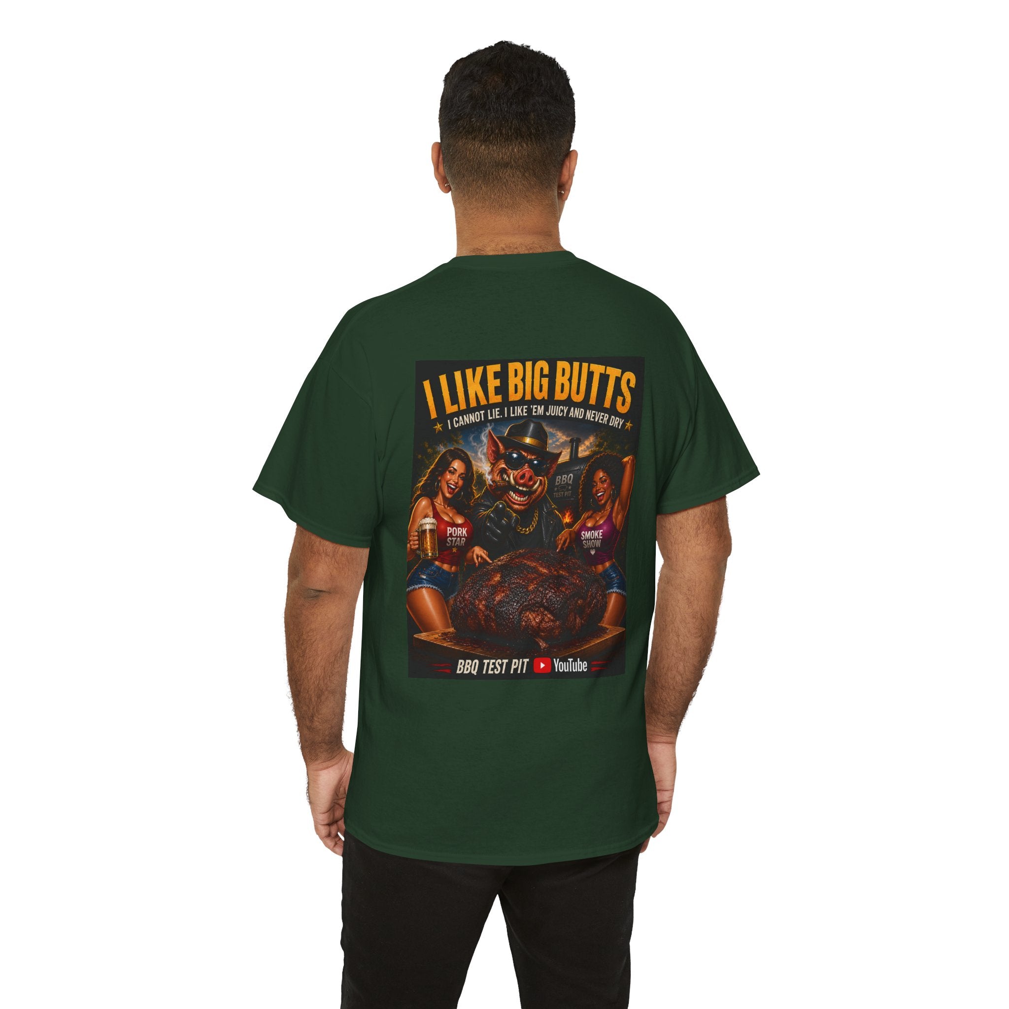 I Like Big Butts T-Shirt — The Ultimate Pork Butt Pitmaster Tee | BBQ Test Pit