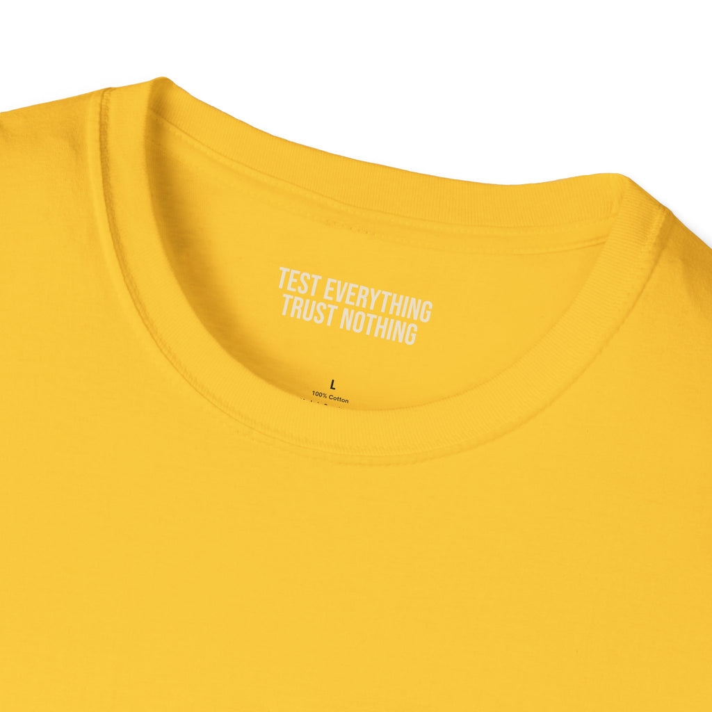 BBQ Test Pit Official Logo T-Shirt — Premium Softstyle Uniform | Batch 001