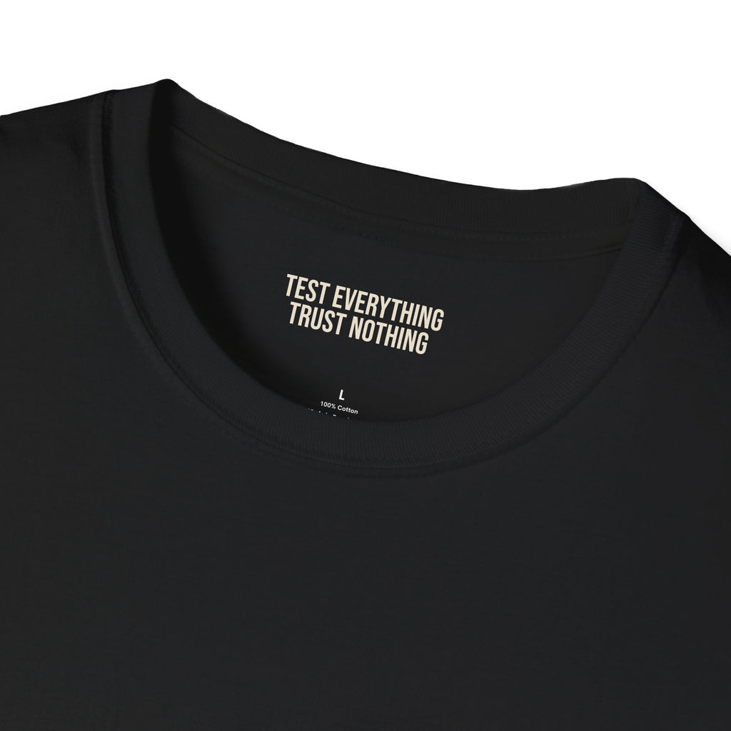 BBQ Test Pit Official Logo T-Shirt — Premium Softstyle Uniform | Batch 001