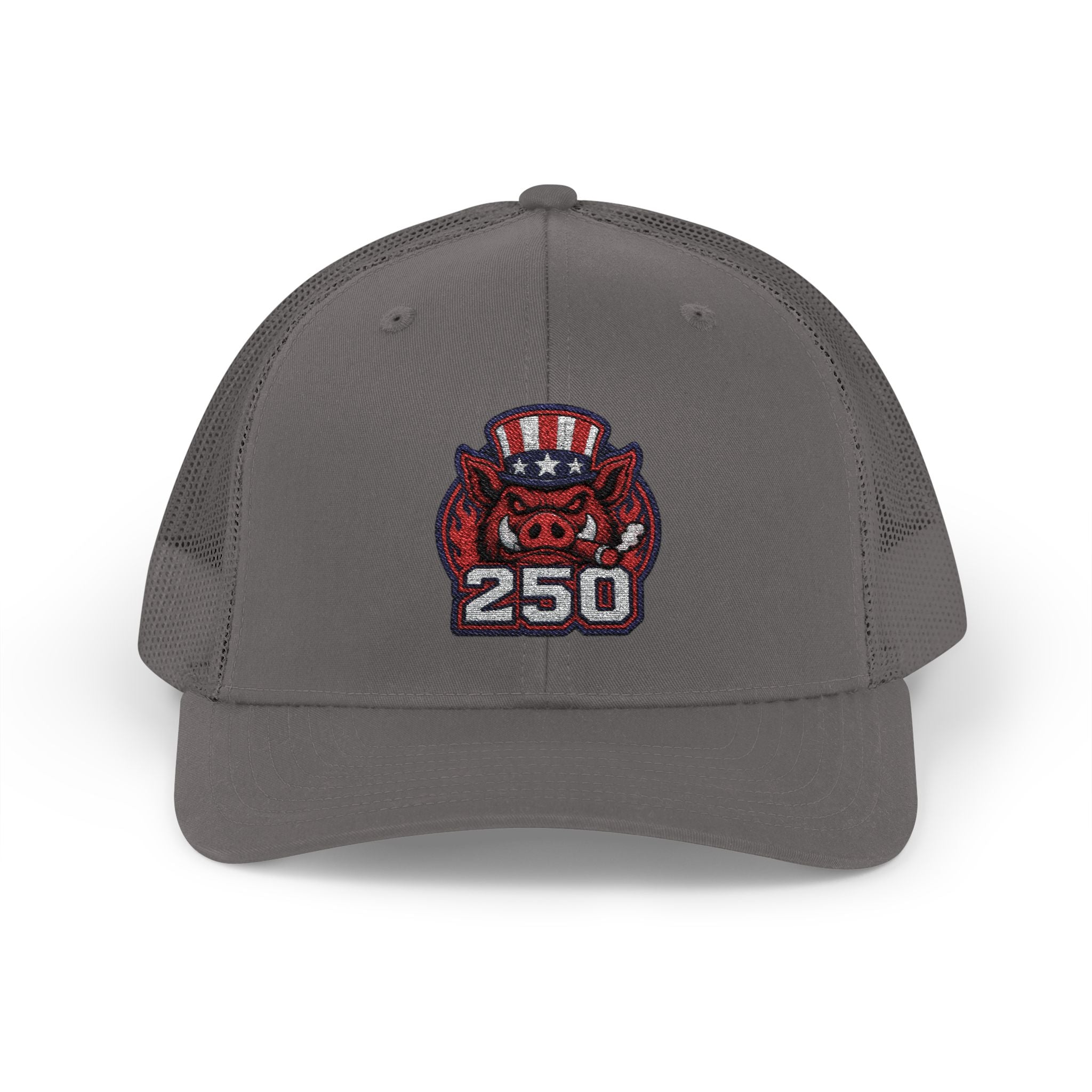 BBQ Test Pit America's 250th Birthday Trucker Hat | Limited Edition Snapback Cap