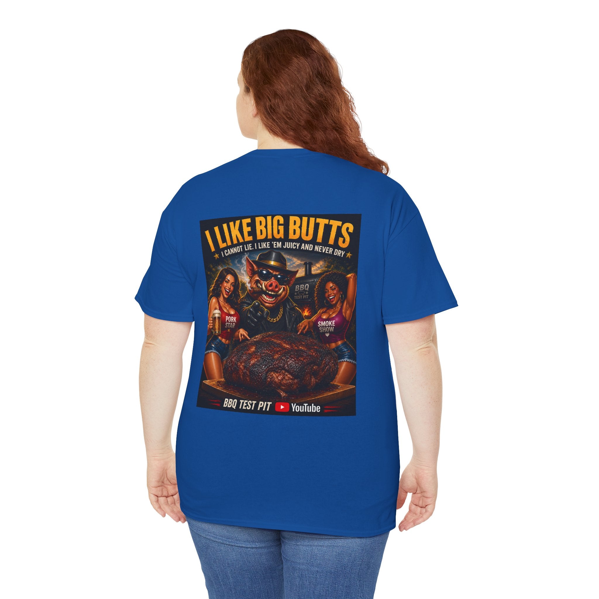 I Like Big Butts T-Shirt — The Ultimate Pork Butt Pitmaster Tee | BBQ Test Pit
