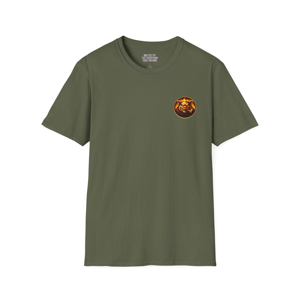 Whatever You Made… Stop Calling It BBQ. – BBQ Test Pit Funny BBQ T-Shirt