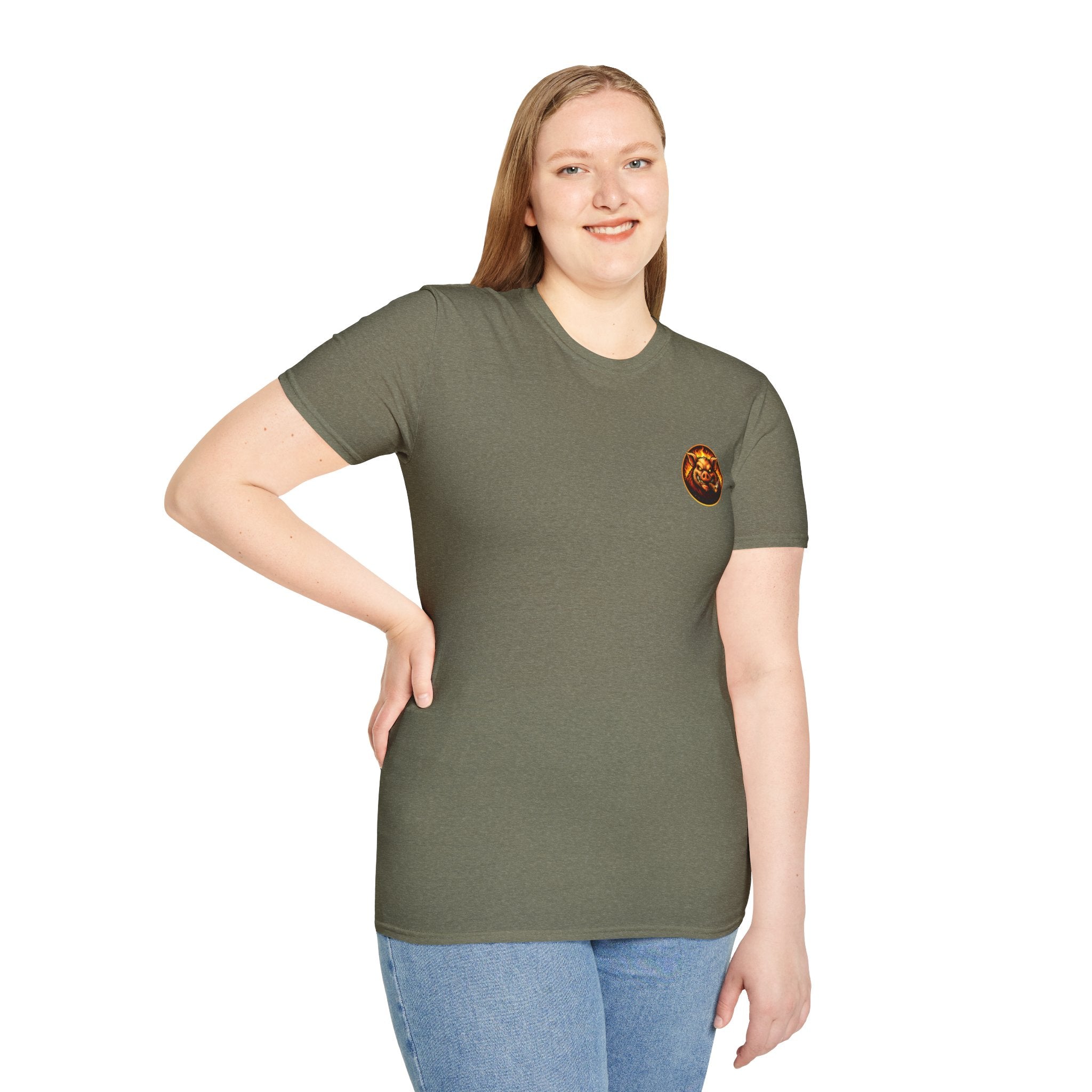 BBQ Test Pit Official Logo T-Shirt — Premium Softstyle Uniform | Batch 001