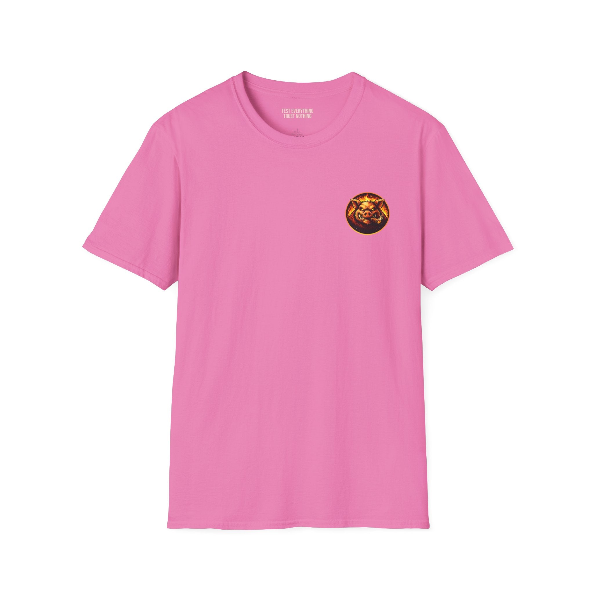 BBQ Test Pit Official Logo T-Shirt — Premium Softstyle Uniform | Batch 001