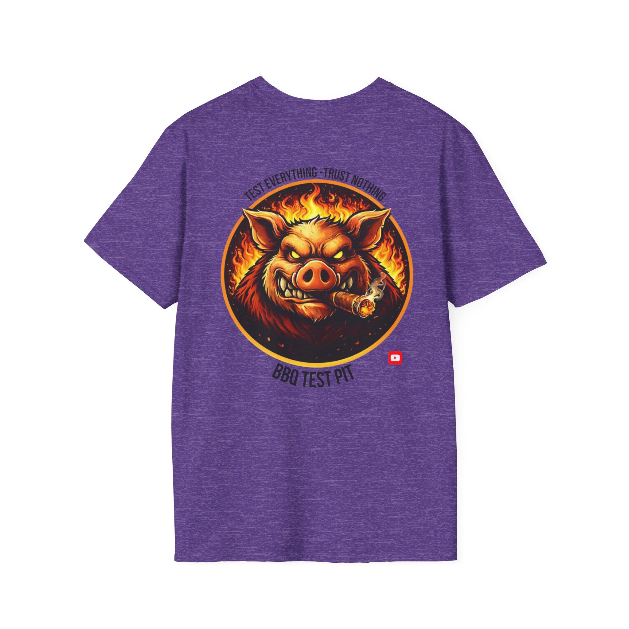 BBQ Test Pit Official Logo T-Shirt — Premium Softstyle Uniform | Batch 001