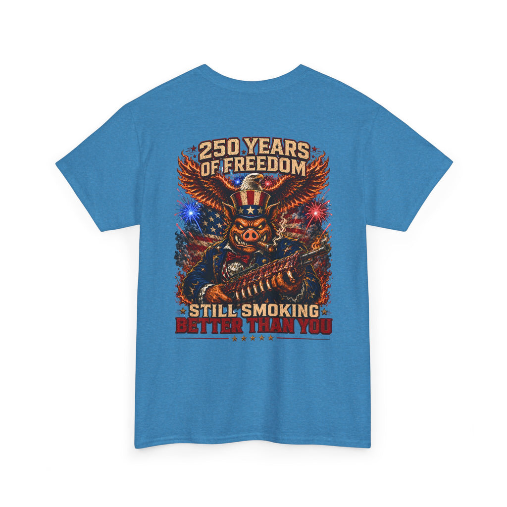 BBQ Test Pit America's 250th Birthday Shirt | Limited Edition Patriotic Graphic Tee 5000