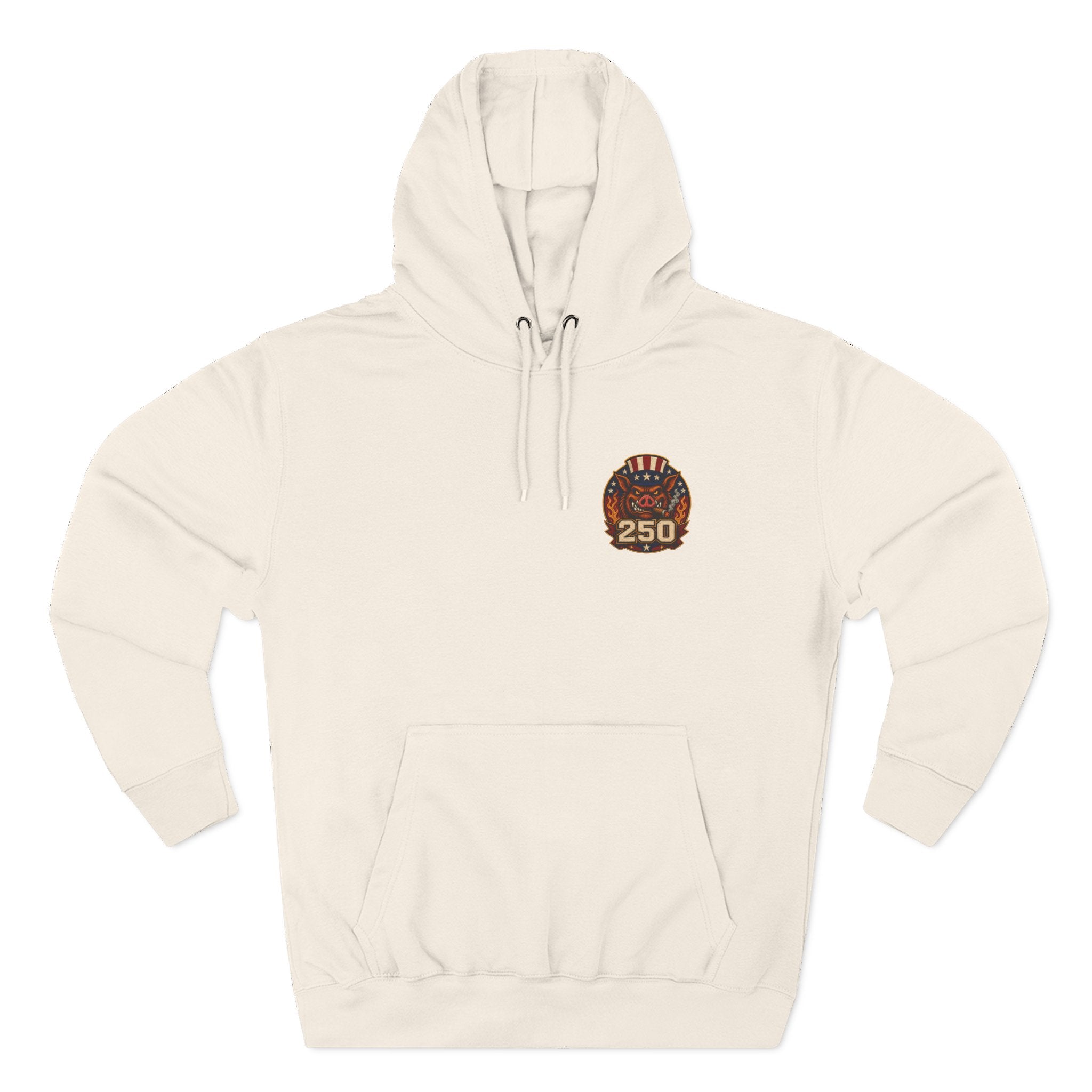 BBQ Test Pit America's 250th Birthday Hoodie | Limited Edition Patriotic Fleece