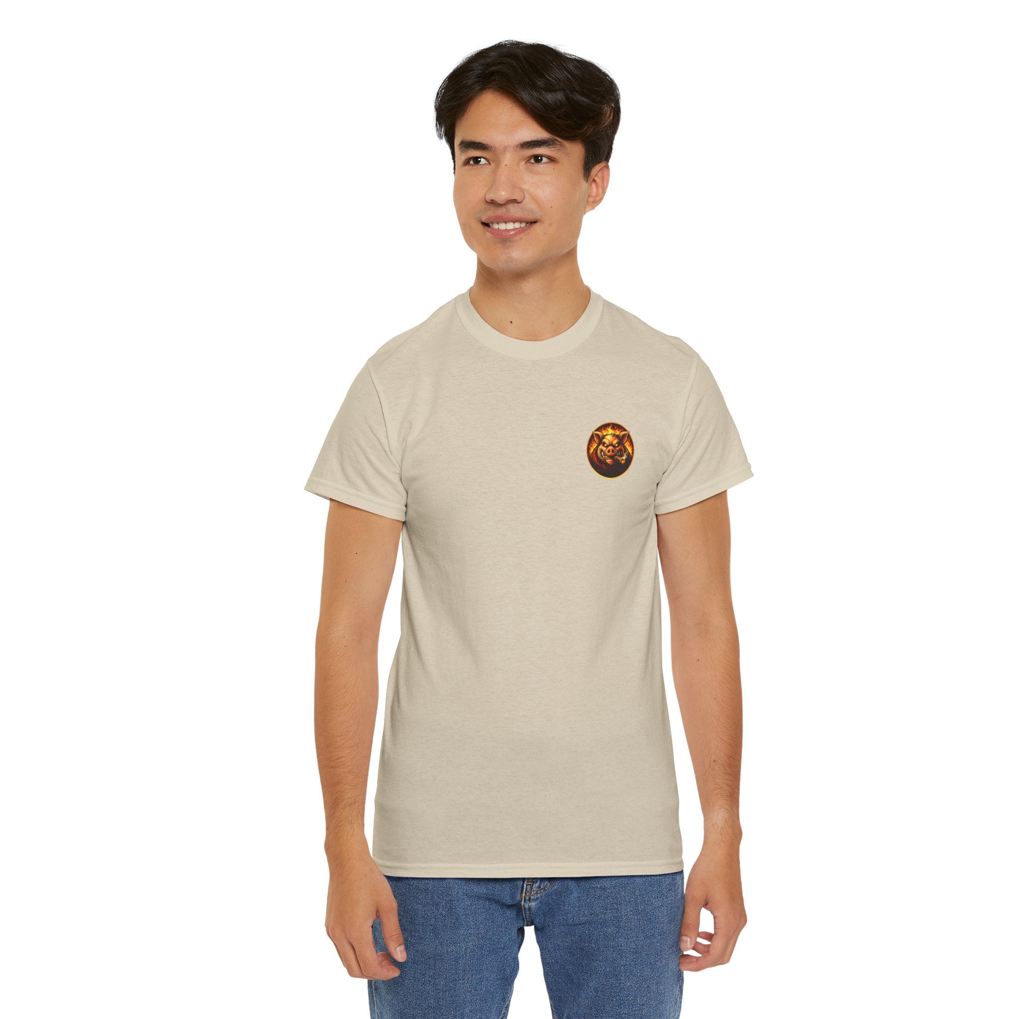 Whatever You Made… Stop Calling It BBQ. – BBQ Test Pit Funny BBQ Heavy Duty T-Shirt