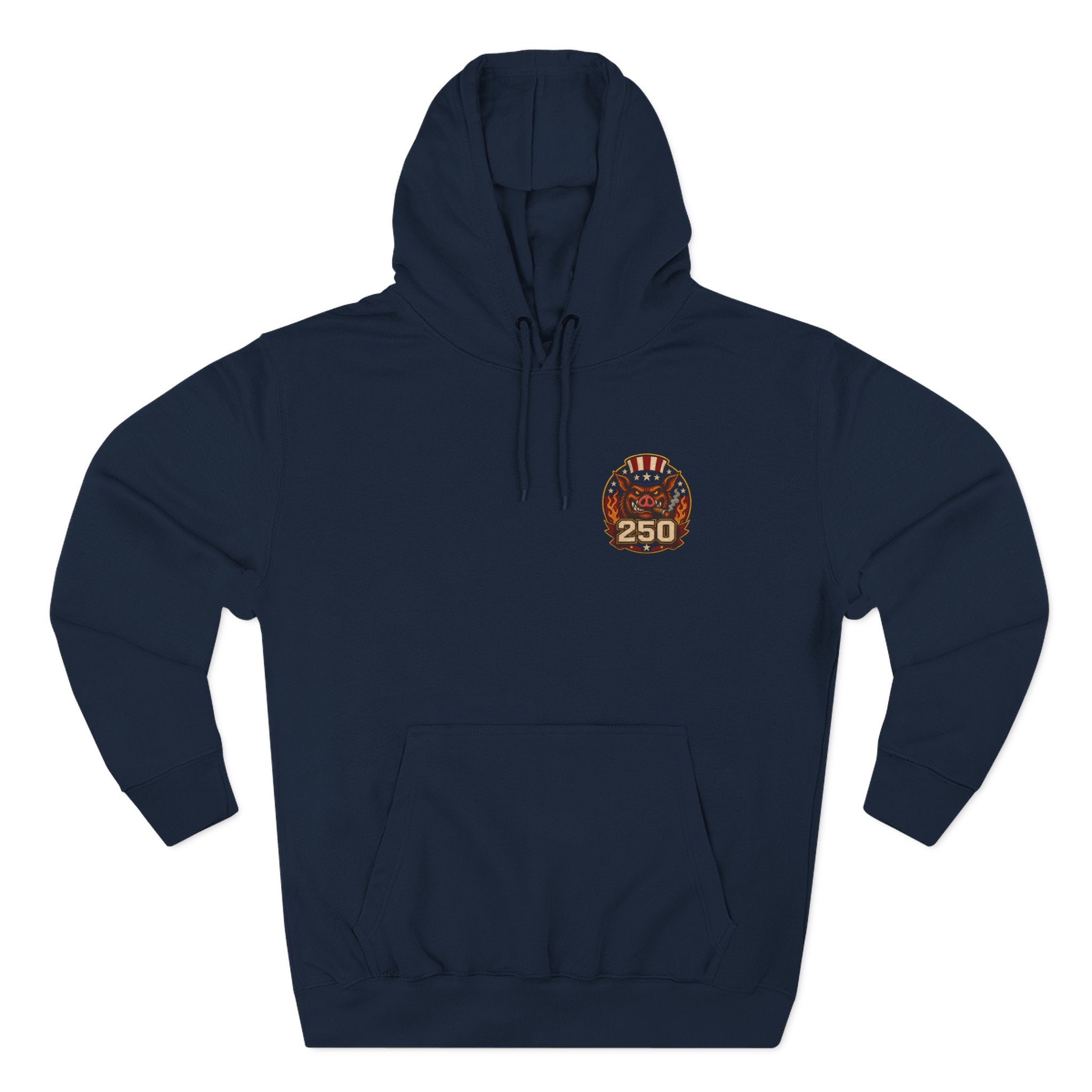 BBQ Test Pit America's 250th Birthday Hoodie | Limited Edition Patriotic Fleece