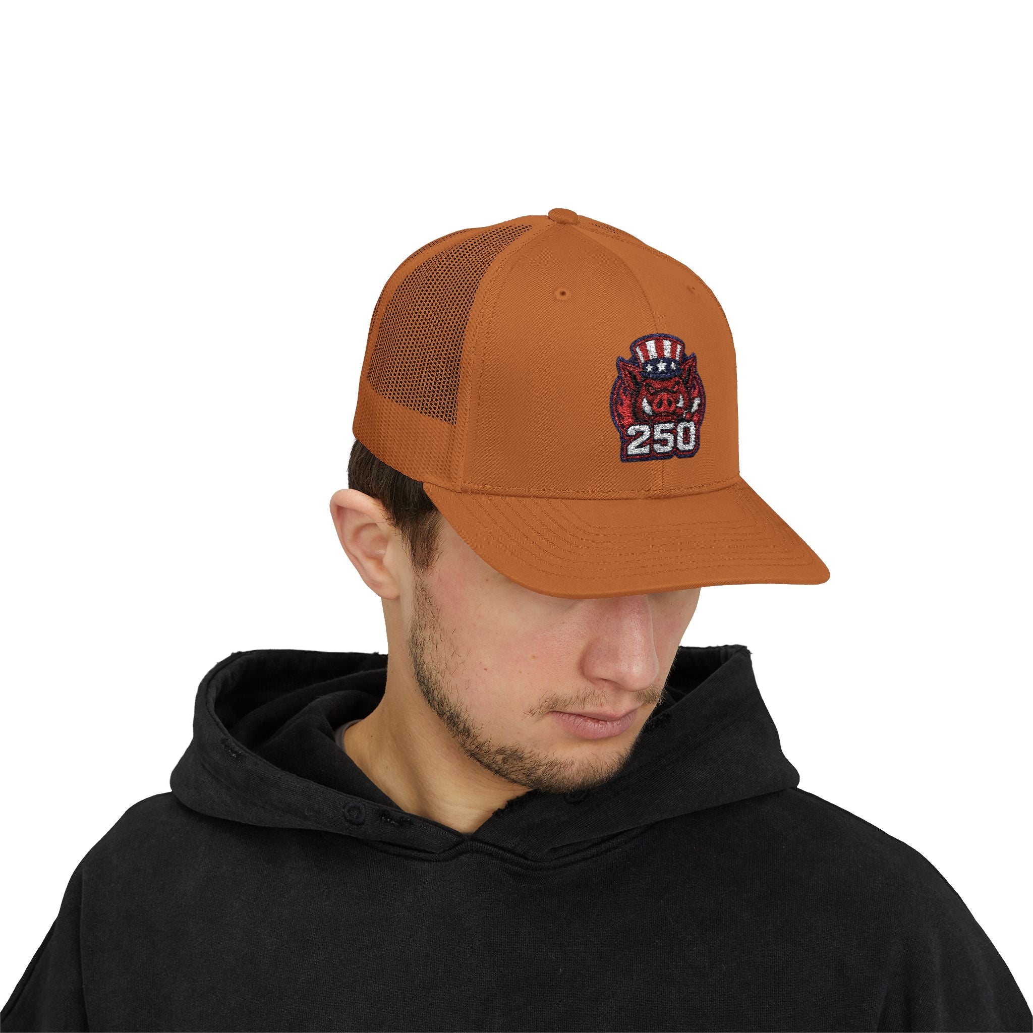 BBQ Test Pit America's 250th Birthday Trucker Hat | Limited Edition Snapback Cap